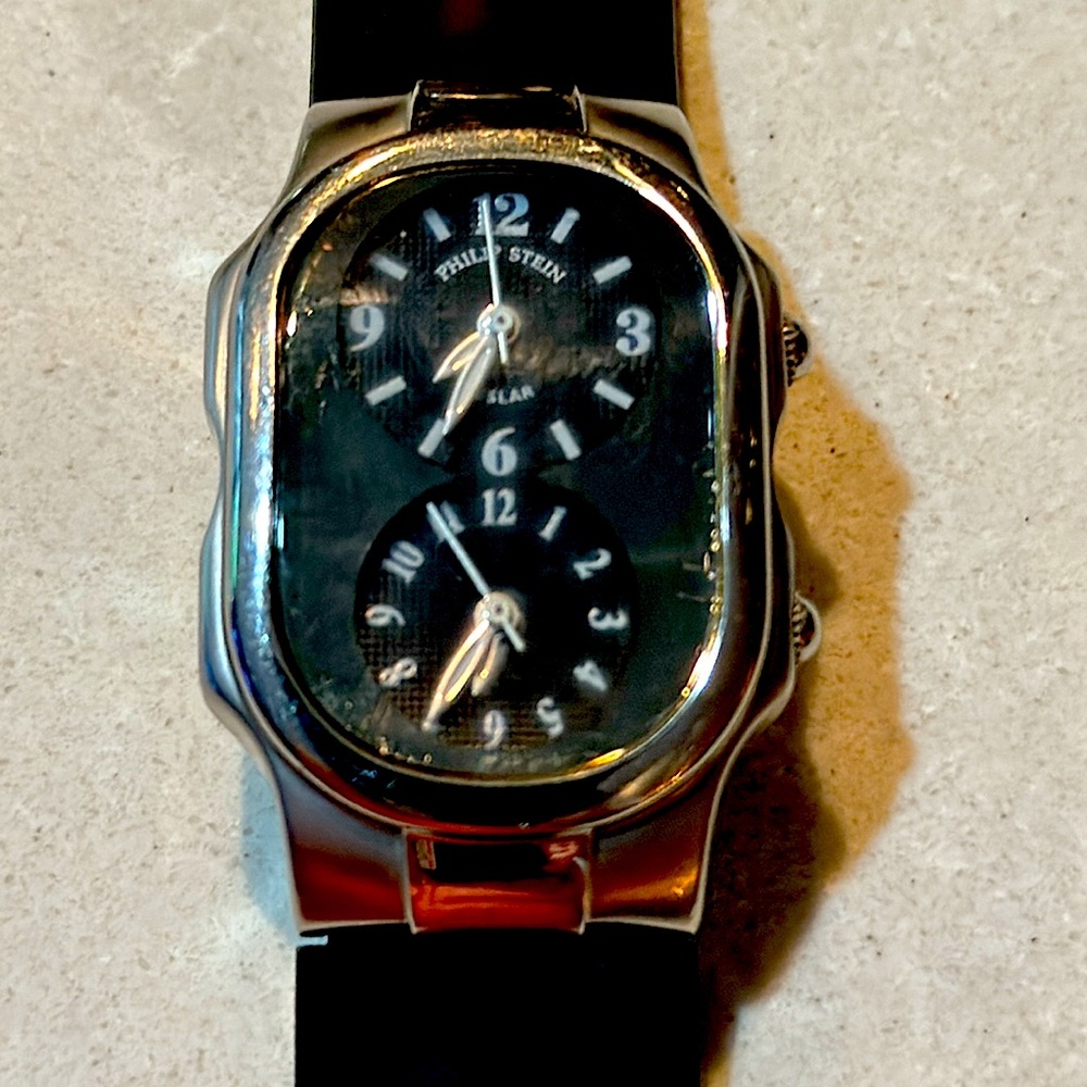 Philip Stein Teslar Dual time women’s watch.